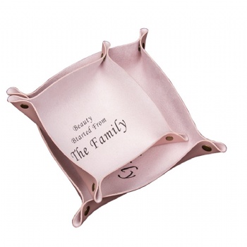 Jewelry Leather Storage Tray Organizer