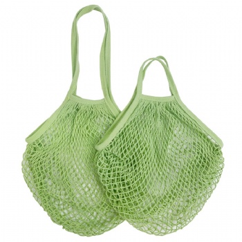 Cotton Grocery Bag With Short Tote