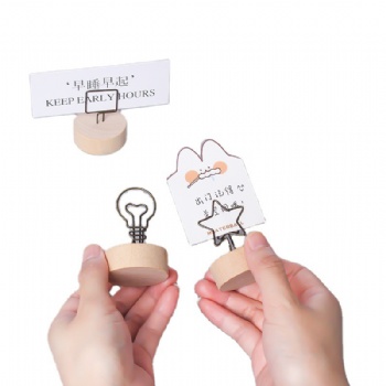 Desk Card Clip Memo Holder