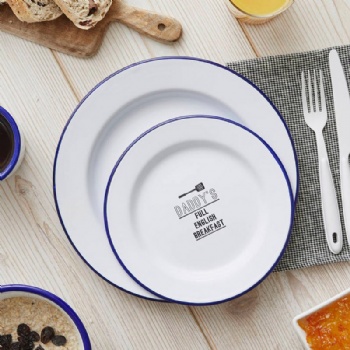 Enamelware Dinner Plate
