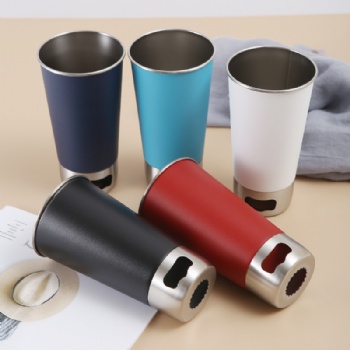 17 Oz Beer Stein Mug With Opener