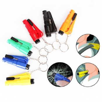 Multi-function Car Window Breaker Escape Tool Keychain