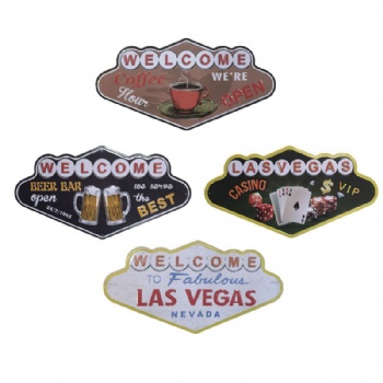 Lasvegas Retro Metal Tin Sign Decoration