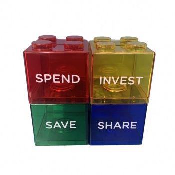 Save Spend Share Piggy Bank