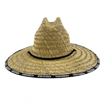 Straw Hat With Custom Patch