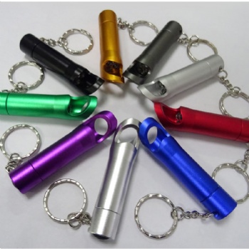Keychain Flashlight with beer opener