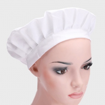 White Chef Hat Cloth Cap