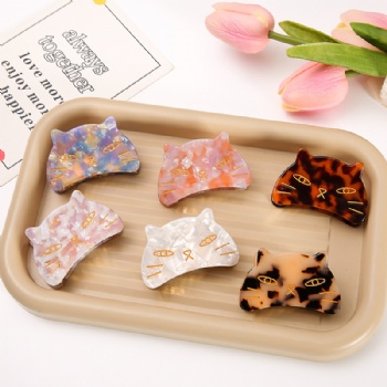 6 CM Acetate Cat Scratch Clip