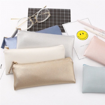 PU Leather Pen and Pencil Case for Organized Desk Spaces