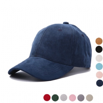 Suede Baseball Caps