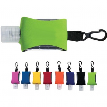 30ml/1oz Hand Sanitizer Travel Bottle Holder Keychain