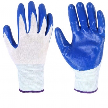 Protective Safety Gloves With Colorful Rubber Cover