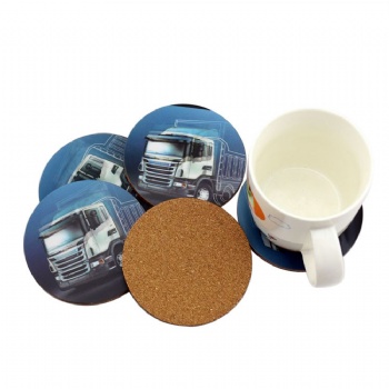 Round Absorbent Ceramic Coaster