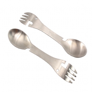 5 In 1 Stainless Steel Spoon Folk Bottle Can Opener