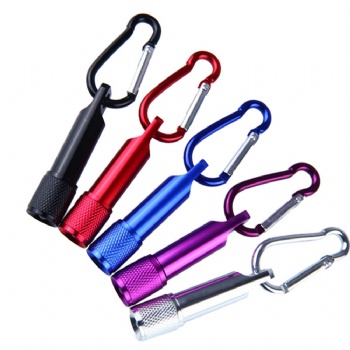 Mini LED Keychain Flashlight with Carabiner